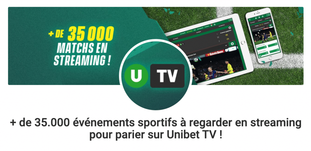 Paris en direct avec Unibet TV