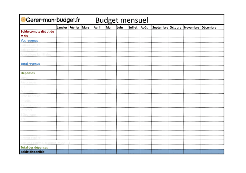 A télécharger un tableau budget familial pdf gratuit