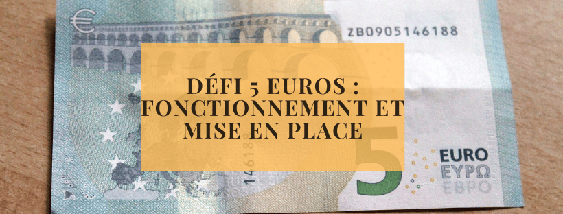 Défi 5 euros fonctionnement et mise en place