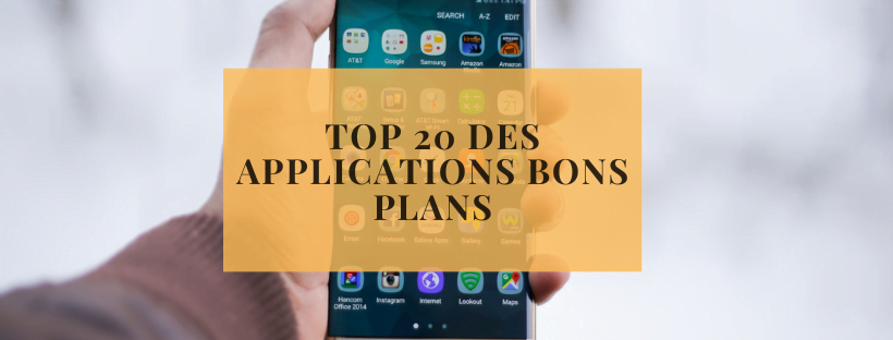 Top 20 des applications bons plans